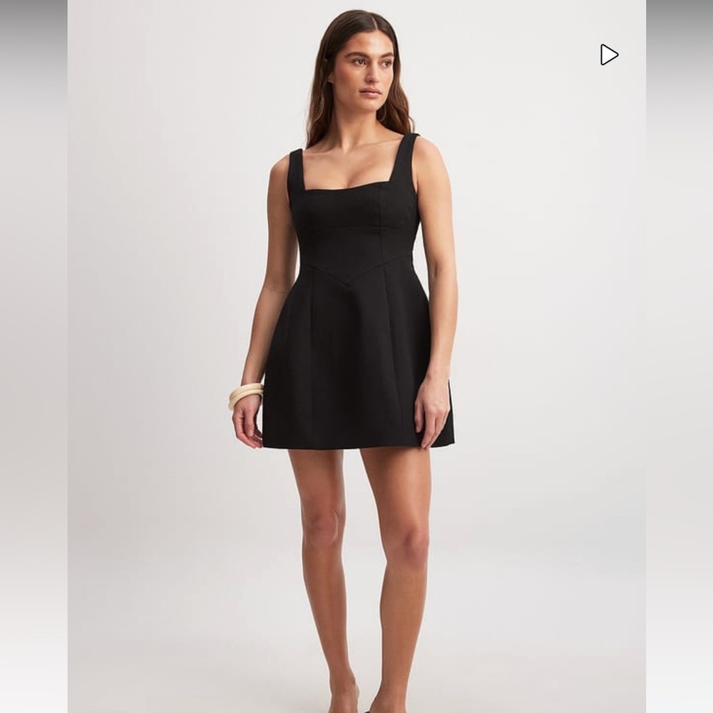 Na-kd Black Mini Dress